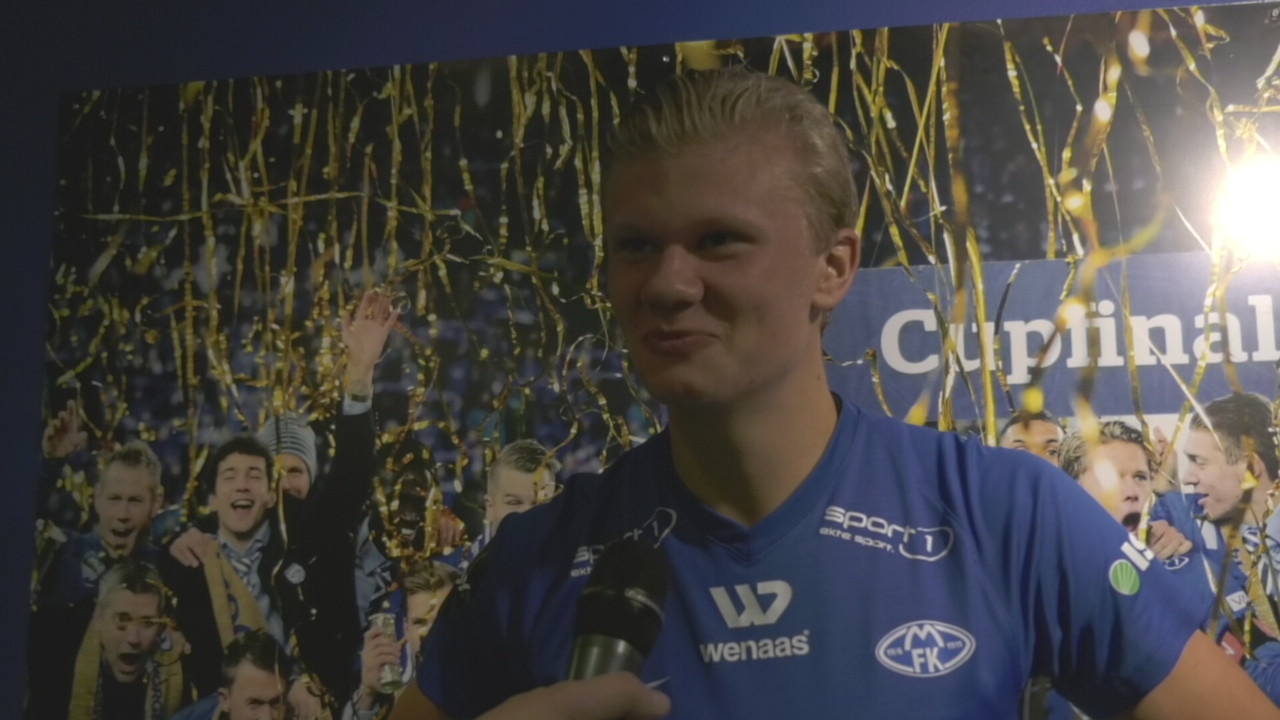 Håland etter 3-0 mot Hibernian